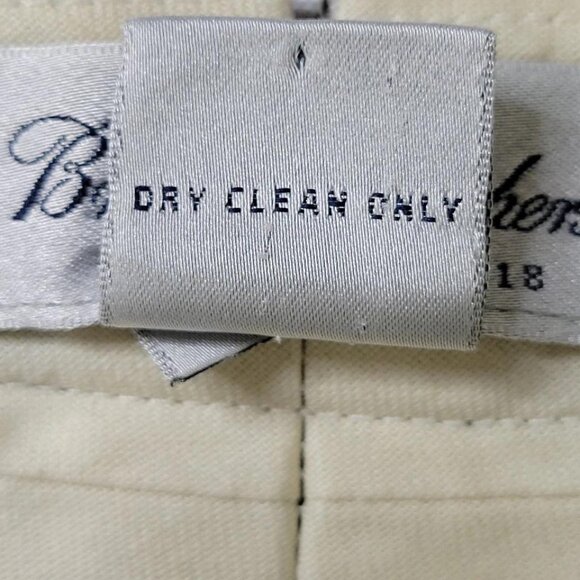 Brooks Brothers Pants Women Size 6 Black White Glen Plaid Pockets Wool Blend - Picture 5 of 9